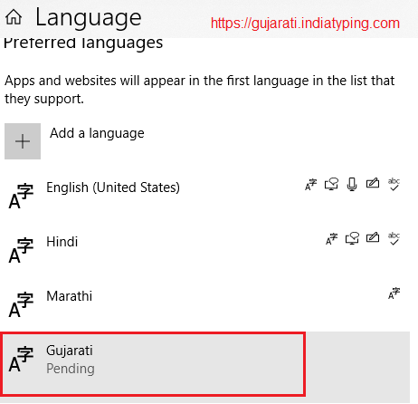 Download Gujarati keyboard Windows10