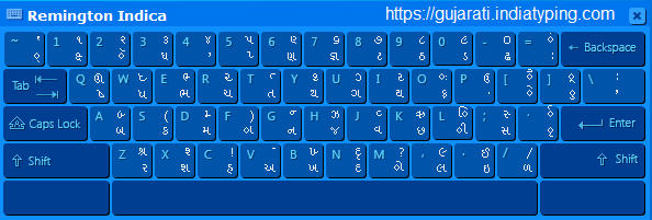 Gujarati Keyboard Layout | Gujarati Download Keyboard And Typing ...